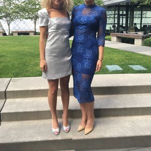 Gorgeous lace blue dress by Alexis